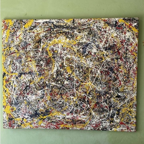 Original Abstract Painting By Richard G. - Picture 1 of 1